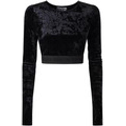 Camicetta Top in velluto per donna - Versace Jeans Couture - Modalova