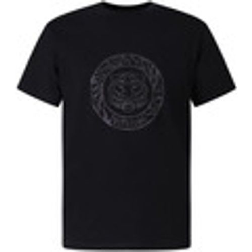 T-shirt T-shirt nera con logo per uomo - Roberto Cavalli - Modalova