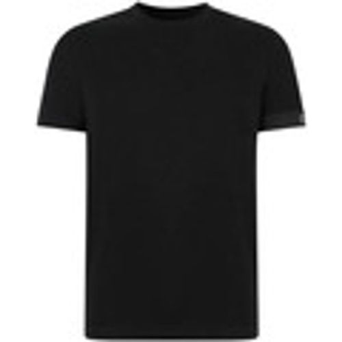 T-shirt T-shirt nera con logo bianco per uomo - Dsquared - Modalova