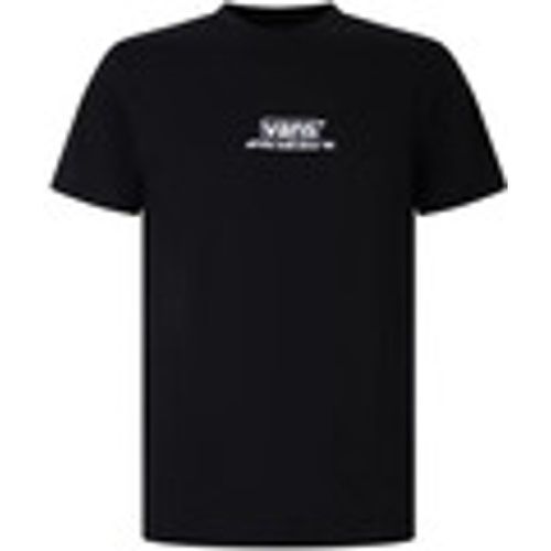 T-shirt T-shirt nera con mini logo per uomo - Vans - Modalova