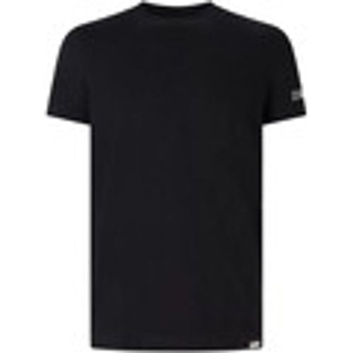 T-shirt T-shirt nera con logo per uomo - Dsquared - Modalova