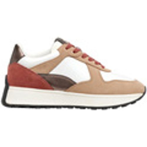 Sneakers D Amabel sneaker in nappa e camoscio - Geox - Modalova