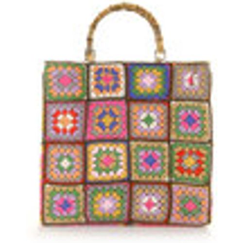 Borsa Shopping Shopping bag in crochet e manici in bamboo - La Milanesa - Modalova