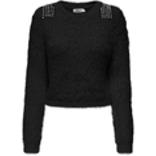 Maglione ONLSURI LS BLING CROP O-NECK PRM KNT - Only - Modalova