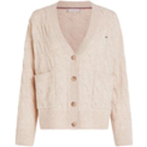 Gilet / Cardigan Cardigan oversize in lana con scollatura a V - Tommy Hilfiger - Modalova