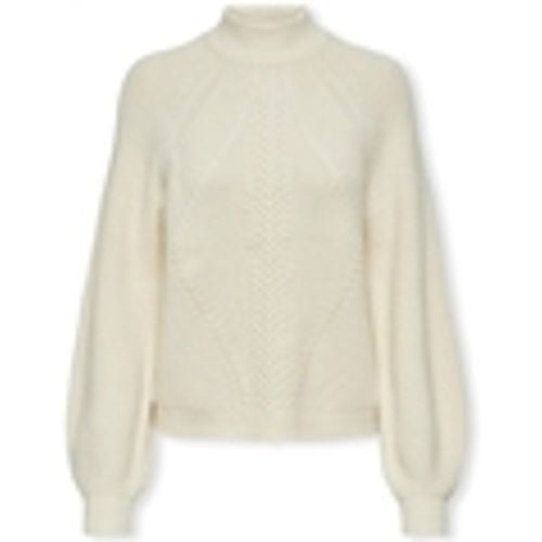 Maglione Katia Life High Neck Knit - Whitecap Gray - Only - Modalova