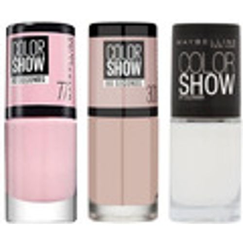 Smalti Set of 3 Colorshow Nail Polishes - 77 Nebline / 301 Lov - Maybelline New York - Modalova