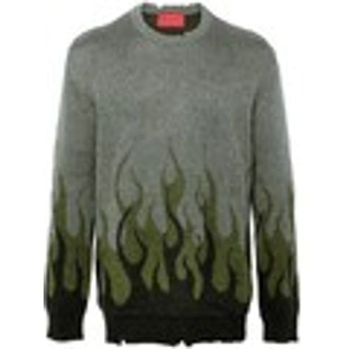 Maglione Maglione Jacquard Con Fiamme - Vision Of Super - Modalova