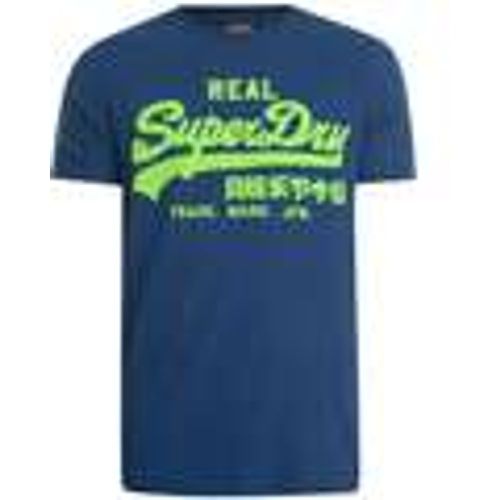 T-shirt T-shirt con grafica logo vintage al neon - Superdry - Modalova