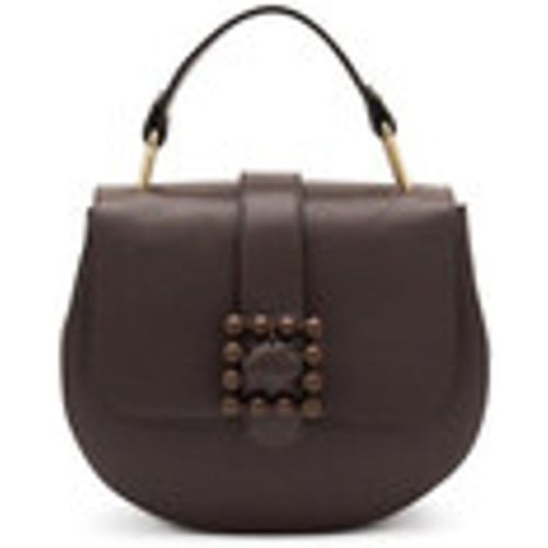 Borsa borsa in pelle con accessorio col. chocolat B617 - Frau - Modalova