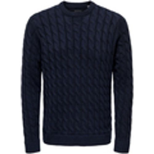 Maglione ONSKICKER LIFE REG 3 CABLE CREW KNIT - Only & Sons - Modalova