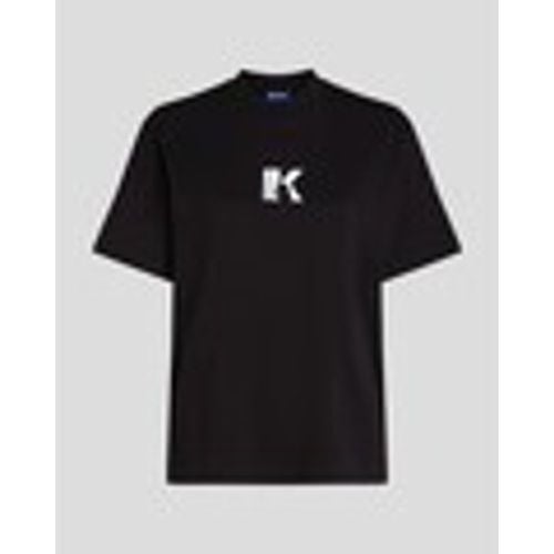 T-shirt & Polo A1W17031 REG SS LOGO TEE - Karl Lagerfeld - Modalova