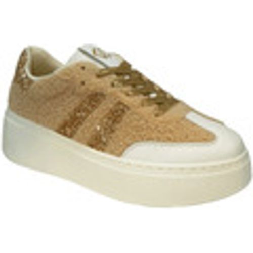 Sneakers basse ; ECOPELLE TEDDY GB883 - Gold&gold - Modalova