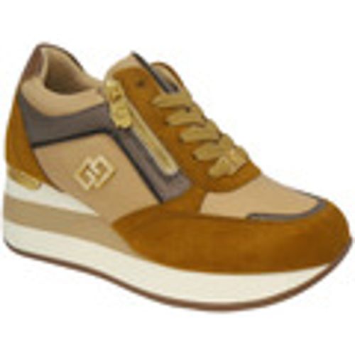 Sneakers basse ; ECOPELLE GB863 - Gold&gold - Modalova