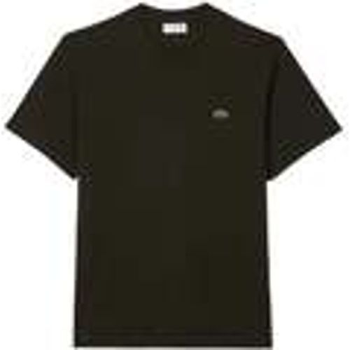 T-shirt & Polo Classic Fit Cotton T-Shirt Dark Khaki Green - Lacoste - Modalova