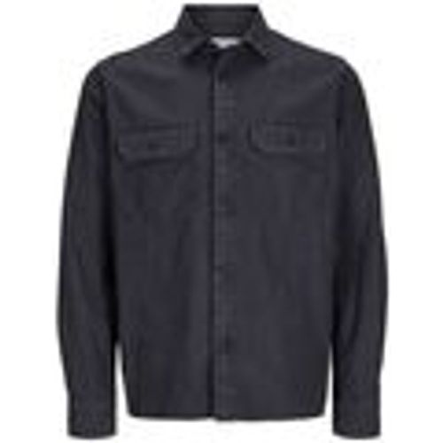 Camicia a maniche lunghe 12269262 TRAVIS-BLACK DENIM - jack & jones - Modalova