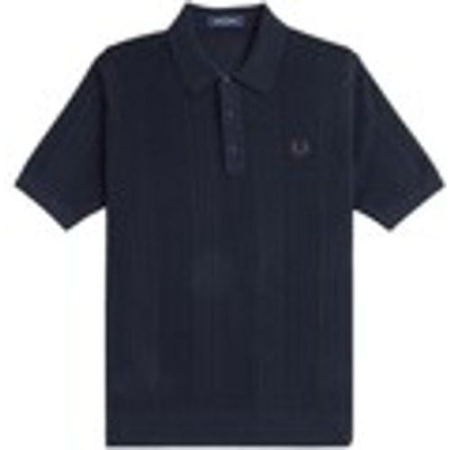 Polo Fp Pointelle Panel Knitted Shirt - Fred Perry - Modalova