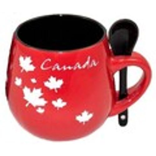 Decorazioni festive Tasse Feuilles d'érable rouge avec petite cuillère - Le Comptoir Canadien - Modalova