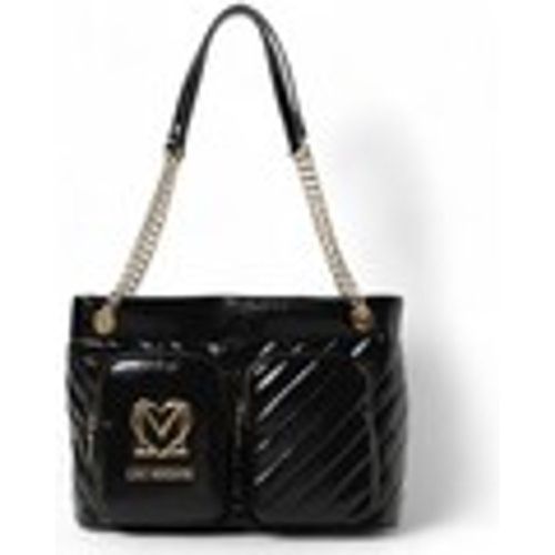 Borsa Borsa shopper trapuntata con logo monogramma - Love Moschino - Modalova