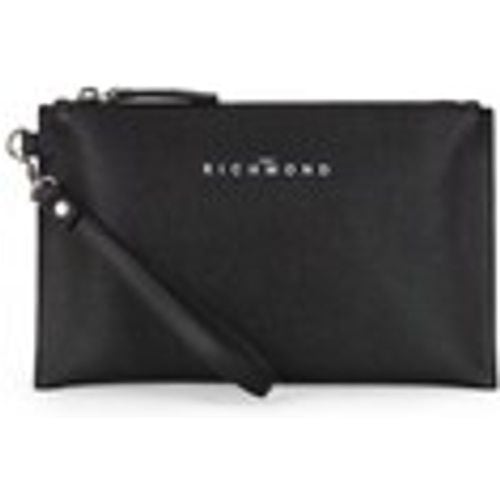 Borsa Pochette in pelle con logo - John Richmond - Modalova