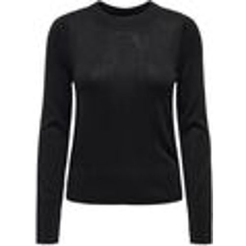 Maglione 15336740 SOLITA-BLACK DETAILS BK STONES - Only - Modalova