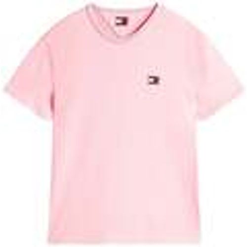 T-shirt & Polo Reg Logo Badge T-Shirt Pink - Tommy Jeans - Modalova