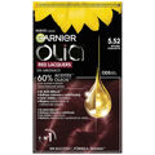 Tinta Olia Rosso Lacquer Colore Permanente 5.52-malbec Exquisito - Garnier - Modalova