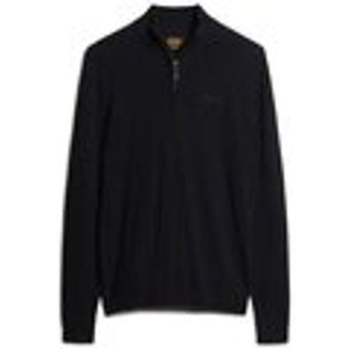 Maglione Pull 1/2 zip en maille brodé Essential - Superdry - Modalova