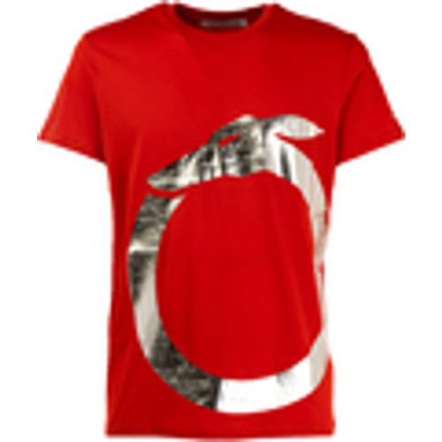 T-shirt & Polo T-SHIRT UOMO GIROCOLLO MANICA CORTA TINTA UNITA CON STAMPA - Trussardi - Modalova