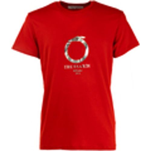 T-shirt & Polo T-SHIRT UOMO GIROCOLLO MANICA CORTA TINTA UNITA CON STAMPA LOGO - Trussardi - Modalova