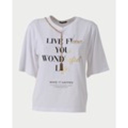 T-shirt T-shirt donna in cotone con stampa - Relish - Modalova