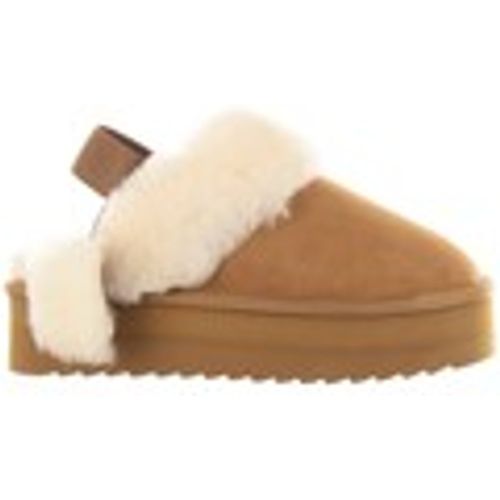 Pantofole Sabot platform in camoscio - Colors of California - Modalova