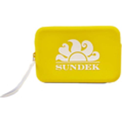 Portafoglio POCHETTE MINI IN GOMMA CON LOGO UNISEX - Sundek - Modalova