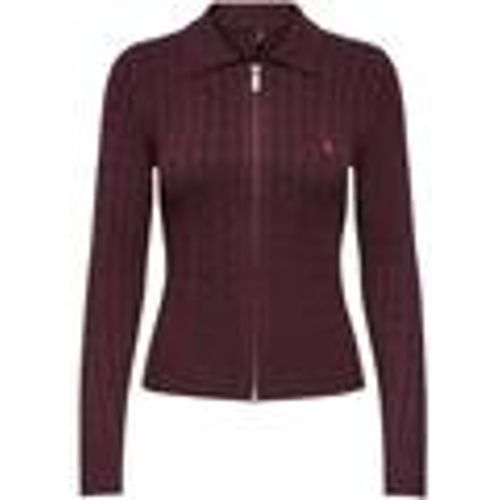 Gilet / Cardigan KATIA LS CABLE ZIP POLO CARDIG CC KNT 15360577 - Only - Modalova