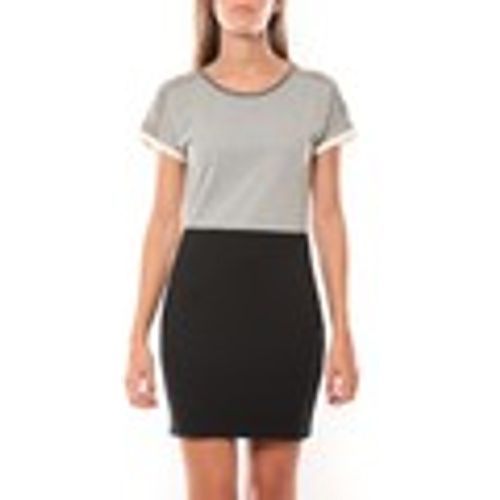 Vestiti Bora SS Mini Dress 98259 Gris/Noir - Vero Moda - Modalova