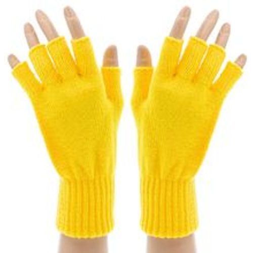 Strick-Handschuhe, gelb - buttinette - Modalova