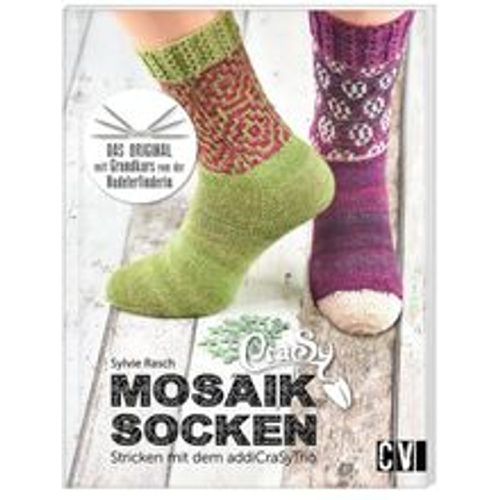CraSy Mosaik - Socken Stricken mit addiCraSyTrio - Sylvie Rasch, Kartoniert (TB) - Christophorus - Modalova