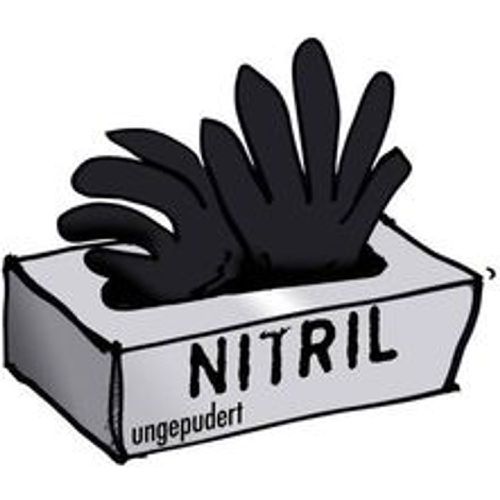 St. Nitril Einweghandschuh Größe (Handschuhe): 9, L - NO NAME - Modalova