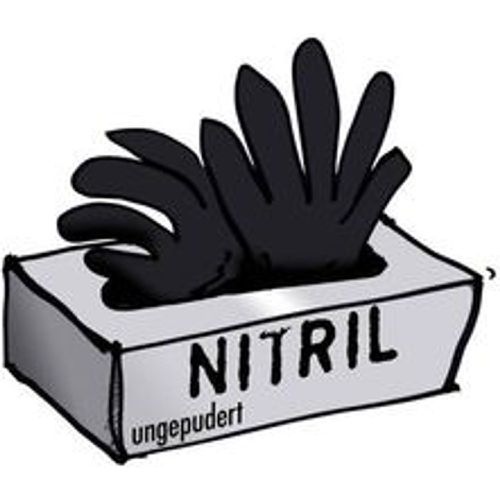 St. Nitril Einweghandschuh Größe (Handschuhe): 8, M - NO NAME - Modalova