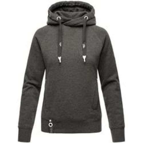 Damen Kapuzensweatshirt Hoodie mit Kapuze & Breiten Tunnelzugkordeln Liebesmäuschen - Navahoo - Modalova