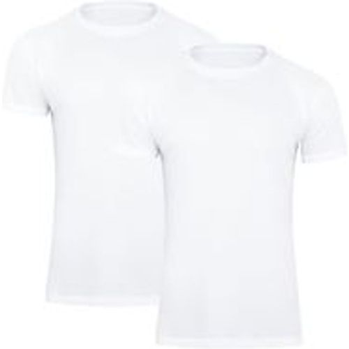 Paolo Renzo® Rundhals T-Shirt 4 Stück - Größe XL - Weiß - Fashion24 DE - Modalova