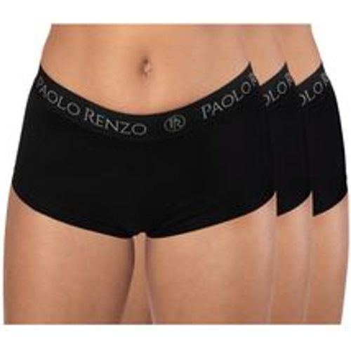 Paolo Renzo® Damen Baumwoll Panty SPORT LINE 6 Paar - Größe S - Schwarz - Fashion24 DE - Modalova