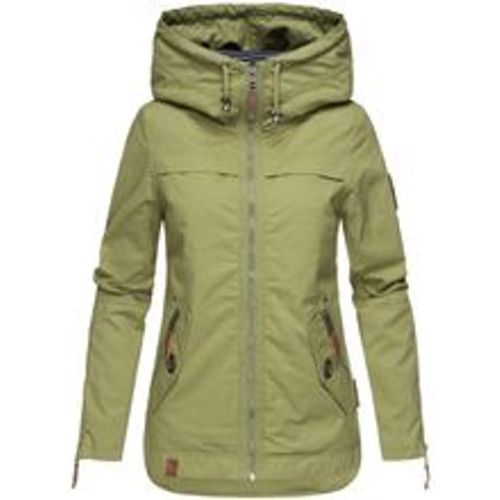 Damen Moderner Outdoorjacke Übergangsparka aus Baumwolle mit Kapuze Wekoo - Navahoo - Modalova