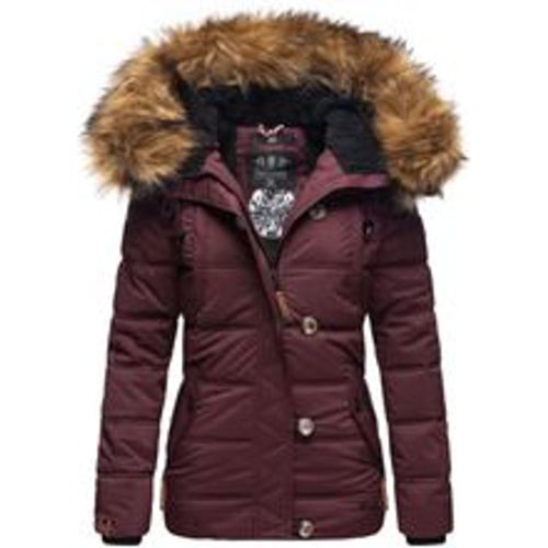 Damen Stylische Winterjacke Steppjacke mit Kunstpelz Kapuze Zoja - Navahoo - Modalova