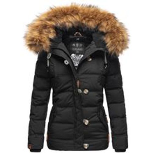 Damen Stylische Winterjacke Steppjacke mit Kunstpelz Kapuze Zoja - Navahoo - Modalova