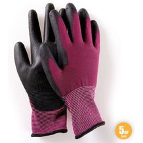 Powertec Garden Multifunktions Handschuhe, Rot, Größe 7 - 5er Set - Fashion24 DE - Modalova