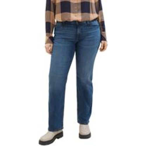 Große Größen: Gerade Jeans mit Shaping-Funktion, blue Denim, Gr.46 - Tom Tailor - Modalova
