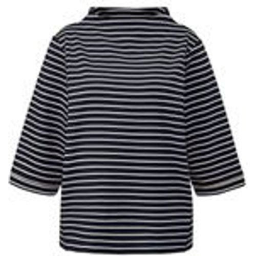 Große Größen: Gestreiftes Sweatshirt mit Stehkragen, marine gestreift, Gr.54 - Triangle - Modalova