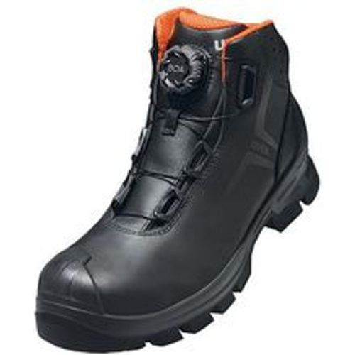 Macsole® Stiefel S3 schwarz, orange Weite 11 Gr. 37 - Schwarz - Uvex - Modalova