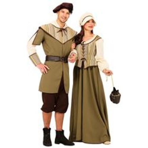 Kostüm "Mittelalter" für Damen, oliv-color/natur - buttinette - Modalova